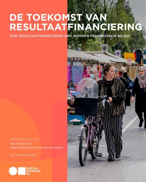 Cover van de publicatie 'De toekomst van resultaatfinanciering'