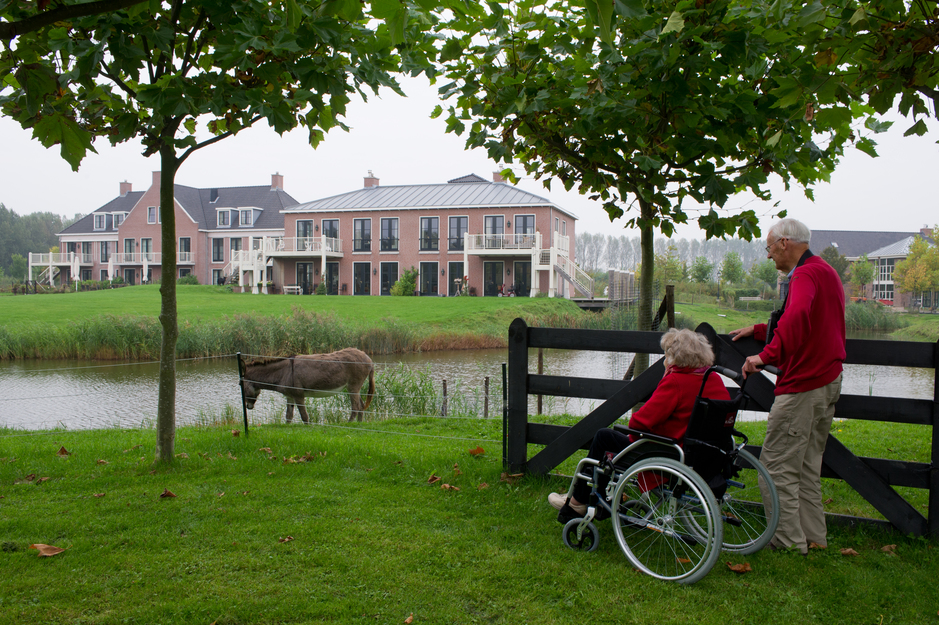 Langs het ezeltje bij het zorghotel