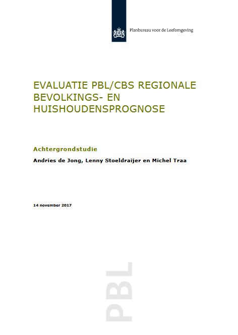 cover- Evaluatie-PBLCBS-regionale-bevolkings-en-huishoudensprognose